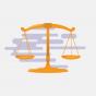 Social Justice Action LLC Header - icon of the allegorical "scales of justice"