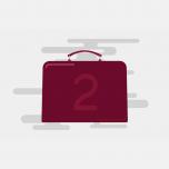 Second Year Experience LLC - icon of a maroon briefcase emblazoned with the number "2."